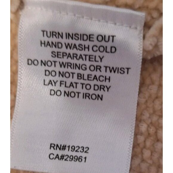 Alfred Dunner Women’s Petite Large Tan Long Sleeve Wrap Sweater - Picture 4 of 5